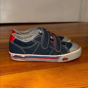 See Kai Run Navy and Red Kids Sneakers